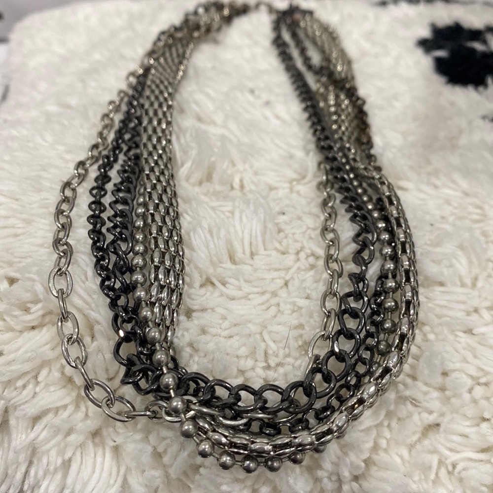 Adjustable Multi Chain Necklace